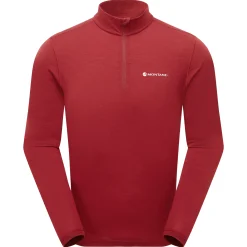 Montane Men's Malli Long Sleeve Zip Merino T-Shirt